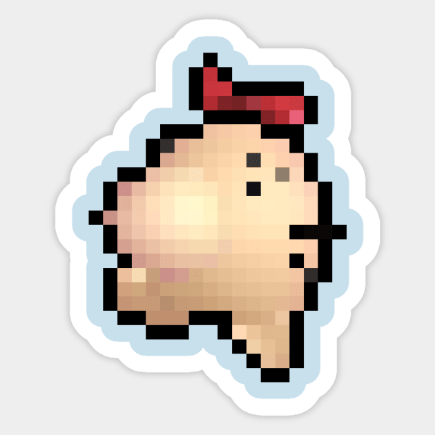 Mr. Saturn Pixel Art Sticker by wakkaflakkaflame